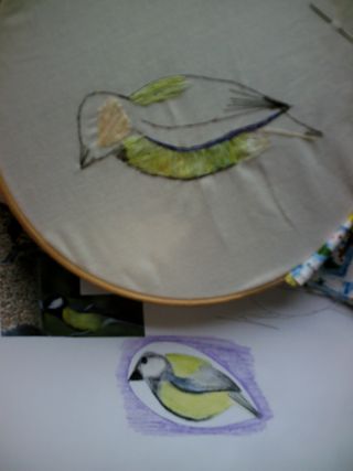 Update on bird embroidery 005
